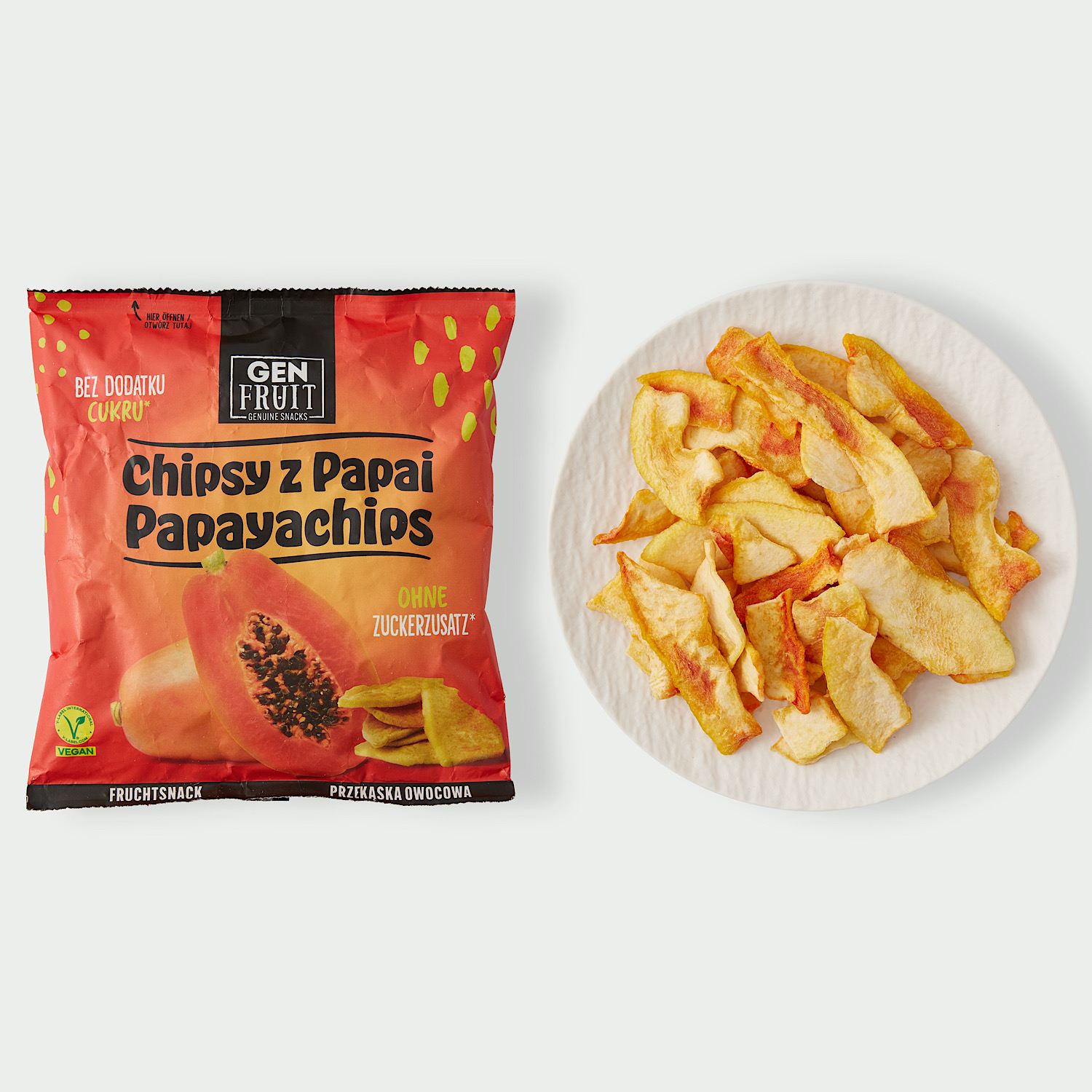 Chipsy z papaji
